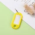 Plastic Key Tag With Label Window