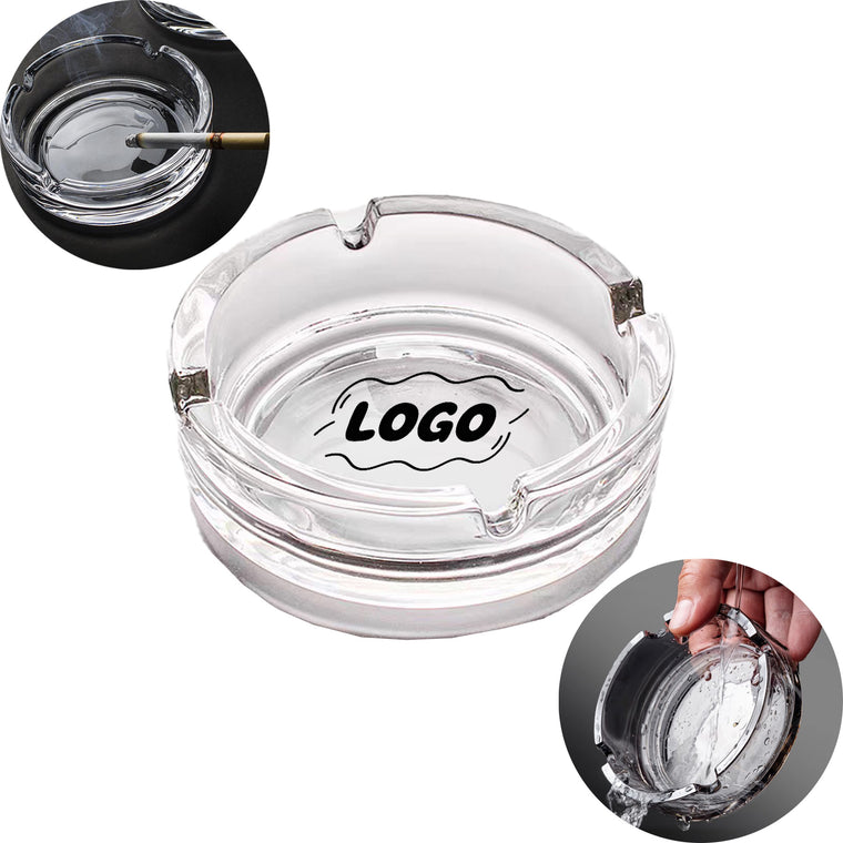 Transparent Glass Round Chimney