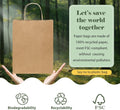Kraft Paper Brown Shopping Bag