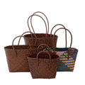 Vintage Hand-Woven Basket