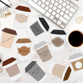Coffee Cup Sticky Notes - 25 Sheets