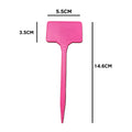T-Shape Plastic Garden Plant Label Plant Nursery Markers