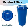 16oz Reusable Coffee Cup with Lid