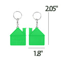 House Shaped Tape Measure Keychain
