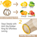 Handheld Dual Press Manual Juicer With Scale Measuring Cup