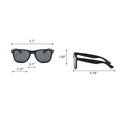 Tint Colored Mirror Rectangular Sunglasses