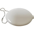 Oval Sof-Touch Squeeze Coin Purse Keyring