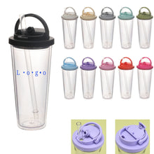 24Oz Double-Layer Portable Water Cup