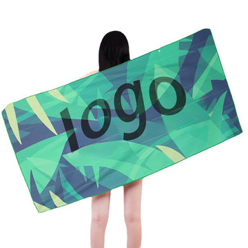 Personalized Double Sided Plush Beach Towel