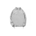 Double-Sided Fleece Drawstring Half-Zipper Sweatshirt