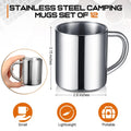 7.5Oz Stainless Steel Double Wall Mug