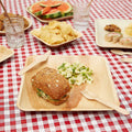 10" Square Palm Leaf Disposable Plates