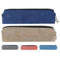 Heathered Zippered Pencil Pouch