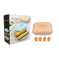 Microwavable Microwave Corn The Cob Steamer W/ Lid & Handle