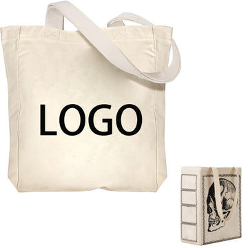 Cotton Canvas Everyday Tote Bag