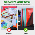 A4 Document Folder Plastic Envelopes With Snap Closure