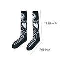 Black Skulls Halloween Socks