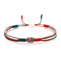 Olympic Handmade Country Flags Infinity String Bracelet