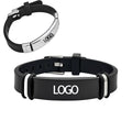 Stainless Steel And Silicone Wristband
