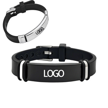 Stainless Steel And Silicone Wristband