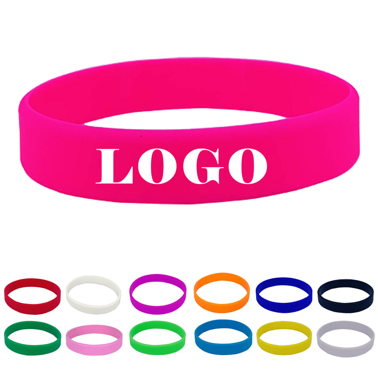 Screen Printed Silicone Wristband