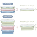 27Oz Collapsible Food Storage Containers With Airtight Lid