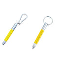 Stylus Pen With Screwdrivers, Level, Ruler, Keychain