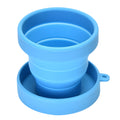 6oz Foldable Silicone Travel Camping Cup with Lid