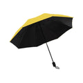 Manual Black Handle Outward Folding Umbrella