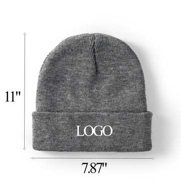 Solid Color Monogrammed Beanies