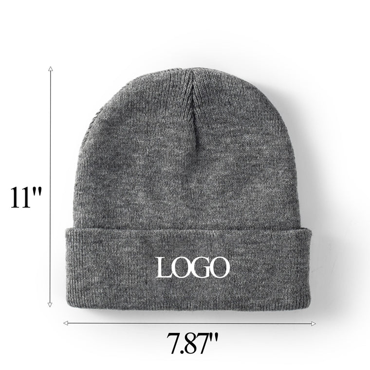 Solid Color Monogrammed Beanies
