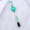 Carabiner Retractable Badge Reel With Pen