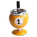Creative Billiards Shaped Ashtrays Windproof Metal Ashtray