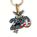 250th US Anniversary 2D Acrylic Keychain Pendant