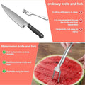 2-in-1 Watermelon Cutter and Fork - Dual-Head Fruit Tool