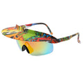Oversized Bicycle Visor Hat Sport Sunglasses