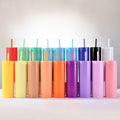 16 Oz Double Layer Plastic Straw Cup
