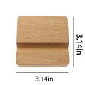 Square Solid Wood Phone Stand