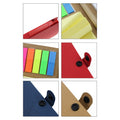 Button - Closure Notebook With Pen And Sticky Notes