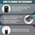 3 Digit Luggage Combination Lock