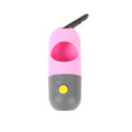 Pet Poop Bag Dispenser W/ Safety LED Flashlight & Carabiner