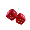 A Pair Of Large Sizes Plush Dice Car Suspension Decoration