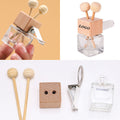Car Outlet Glass Perfume Diffuser Bottle With Vent Clip
