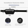 Ultra-Thin Sports Mobile Phone Headset Waist Bag