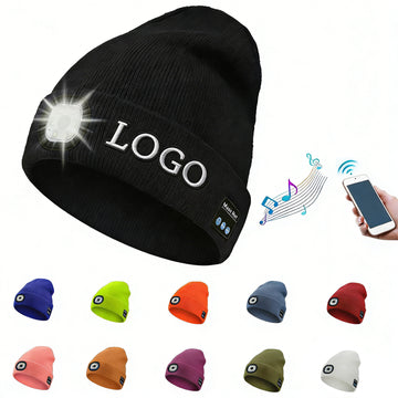 Bluetooth Beanie With Light