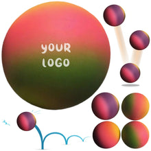 2.5'' Rainbow Rubber Bouncy Ball Kids Toy