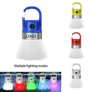 Waterproof Rechargeable LED Camping Tent Lights W/ Hook Clip