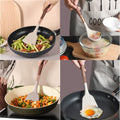 12 Pieces Wood Grain Silicone Cookware