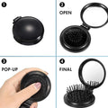 Foldable Travel Mirror Hair Brushes