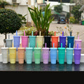 Large Capacity Double Plastic Cup